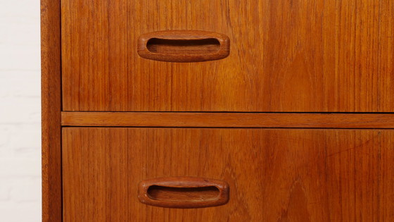 Image 1 of Vintage Deense teak ladekast | 6 lades | 109 cm