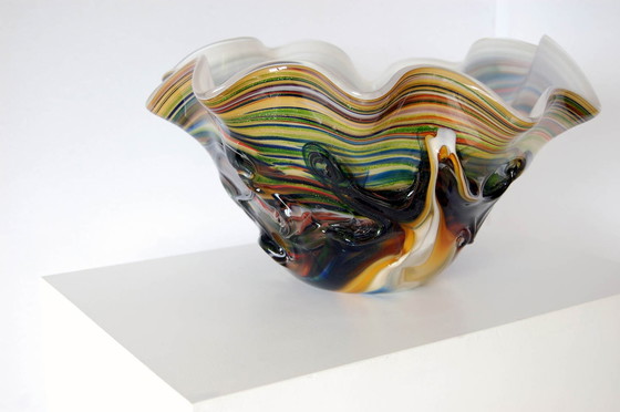 Image 1 of Art Glass Fazzoletto Vaas '80 | Italië