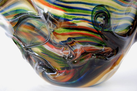 Image 1 of Art Glass Fazzoletto Vaas '80 | Italië