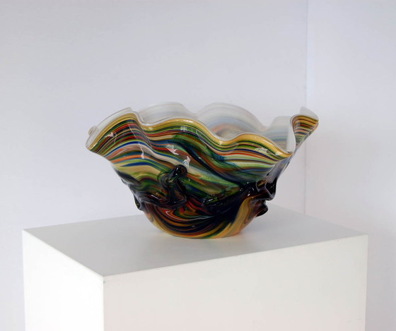 Image 1 of Art Glass Fazzoletto Vaas '80 | Italië