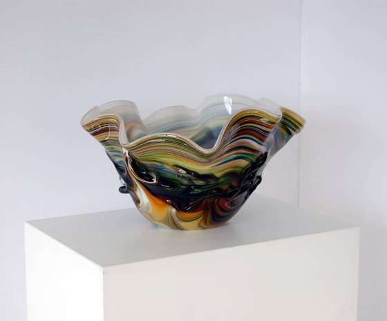 Image 1 of Art Glass Fazzoletto Vaas '80 | Italië