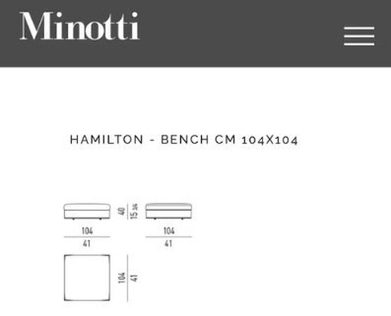 Image 1 of Minotti Hamilton Bank