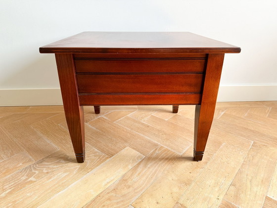 Image 1 of Teakhouten salontafel met lade uit 1960