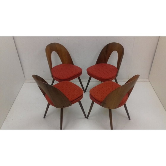 Image 1 of Set van 4 eetkamerstoelen van Antonín Šuman, 1960