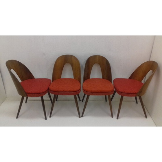 Image 1 of Set van 4 eetkamerstoelen van Antonín Šuman, 1960
