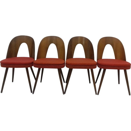 Set van 4 eetkamerstoelen van Antonín Šuman, 1960