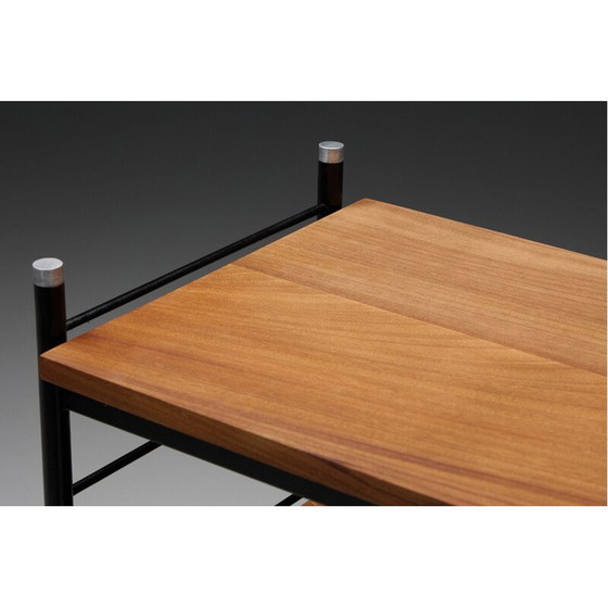 Image 1 of Vintage rood metalen kastje van Willy Van der Meeren, 1950