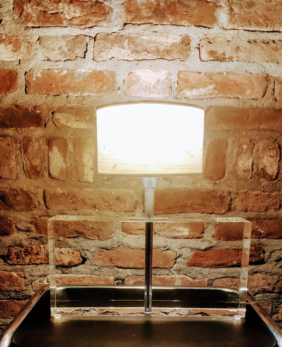 Image 1 of Kristel Glazen Tafel Lamp 