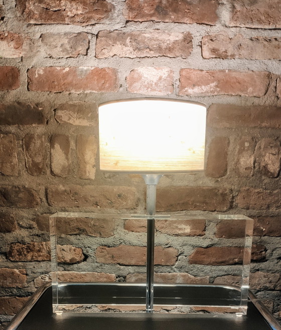 Image 1 of Kristel Glazen Tafel Lamp 