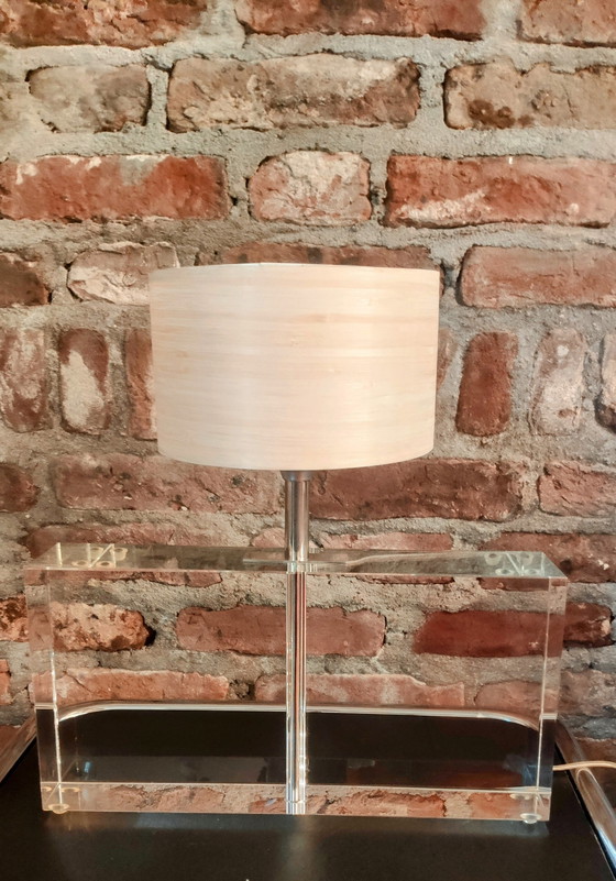 Image 1 of Kristel Glazen Tafel Lamp 