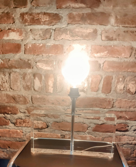 Image 1 of Kristel Glazen Tafel Lamp 