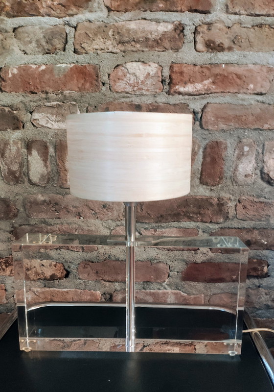 Image 1 of Kristel Glazen Tafel Lamp 