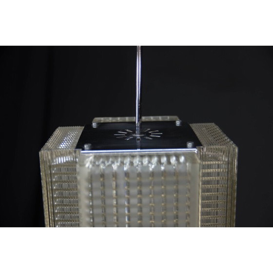 Image 1 of Vintage glazen hanglamp 1970