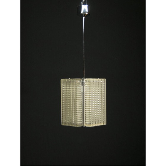 Image 1 of Vintage glazen hanglamp 1970