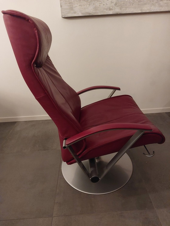 Image 1 of Relax Fauteuil Draaibaar, Met Voetenbank