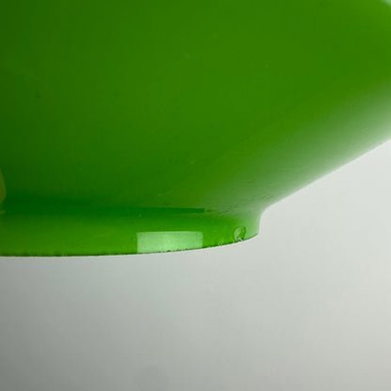 Image 1 of Peill en Putzler Hanglamp - Zeldzaam Groen Glas - 1960