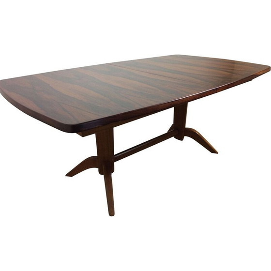 Image 1 of Vintage Rosewood uitschuifbare eettafel - 1960