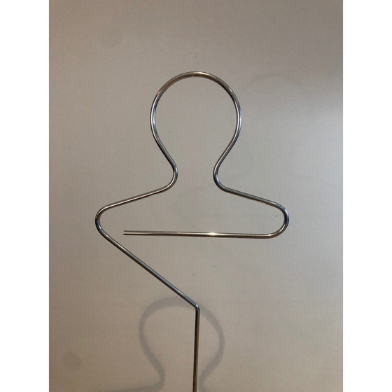 Image 1 of Vintage chromen nachtkastje, Frankrijk 1970