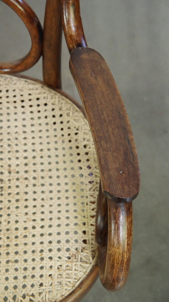 Image 1 of Vintage Thonet Design Bankje In Art Nouveau Stijl