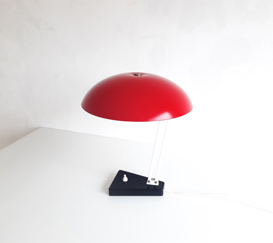 Image 1 of Grafische Mcm Bureaulamp Van Hala Zeist, Model 145 