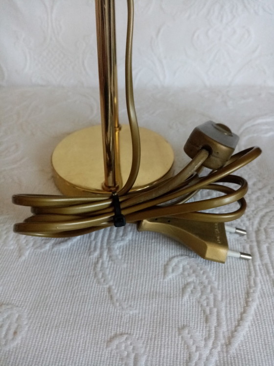 Image 1 of Duitse messing bureaulamp van Rolf Kruger 1960S