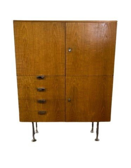 Image 1 of Vintage kast met 3 deuren en 4 lades Jitona