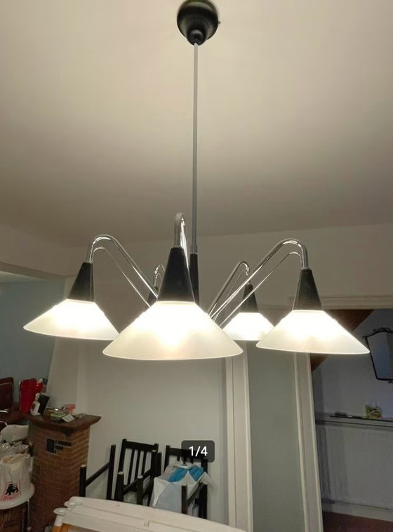 Image 1 of Vintage hanglamp uit het ruimtetijdperk