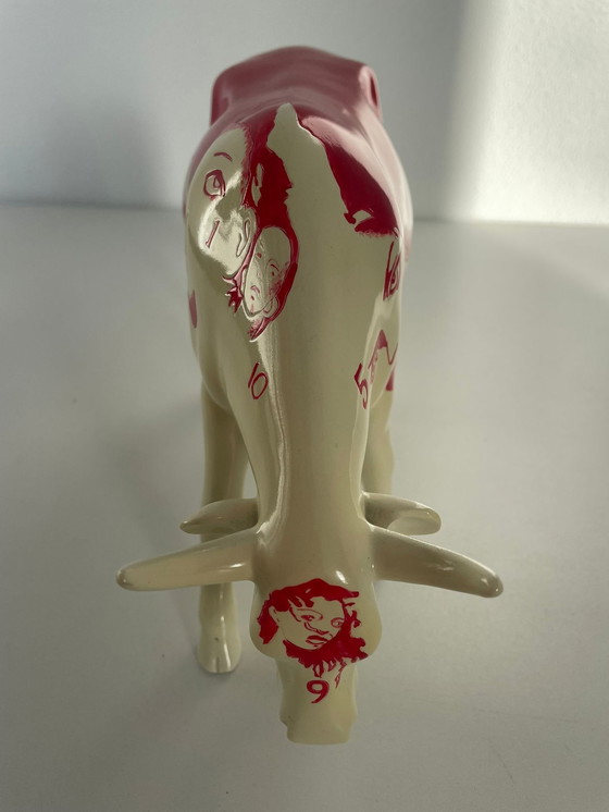 Image 1 of Cowparade Koe “Cow Art” Type Cow Girl Maat Large