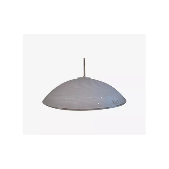 Image 1 of Vintage witte Murano glazen hanglamp, 1960