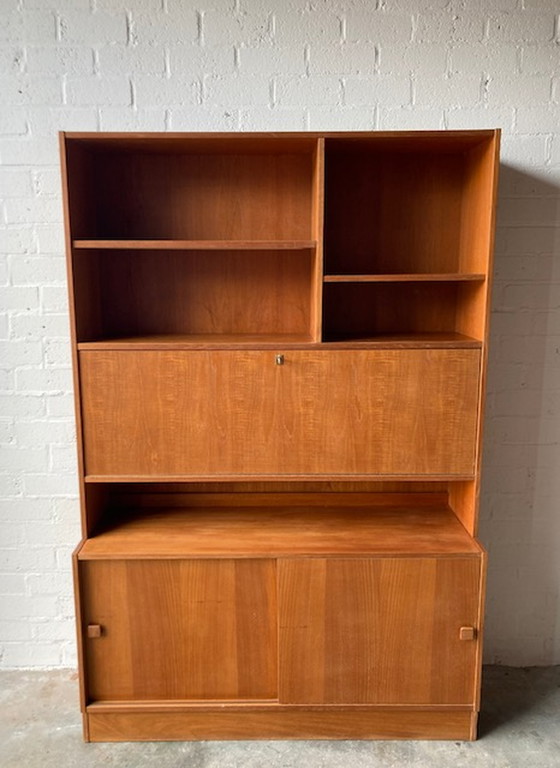 Image 1 of Retro vintage mid-century secretaire,high-board,mid-board,barkast