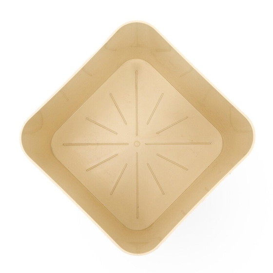 Image 1 of Vintage witte of zwarte plastic mand voor Kartell, 1960