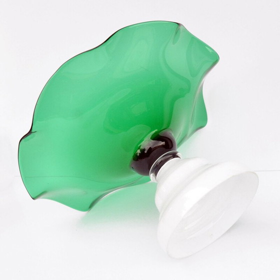 Image 1 of Vintage glazen fruitschaal van Harrachov, Tsjecho-Slowakije 1960