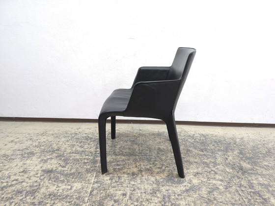 Image 1 of 6 Walter Knoll Gio stoelen Design stoel Leren stoel Moderne eetkamerstoel