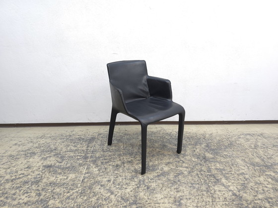 Image 1 of 6 Walter Knoll Gio stoelen Design stoel Leren stoel Moderne eetkamerstoel