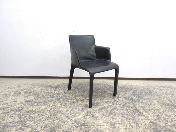 Image 1 of 6 Walter Knoll Gio stoelen Design stoel Leren stoel Moderne eetkamerstoel