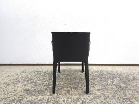 Image 1 of 6 Walter Knoll Gio stoelen Design stoel Leren stoel Moderne eetkamerstoel