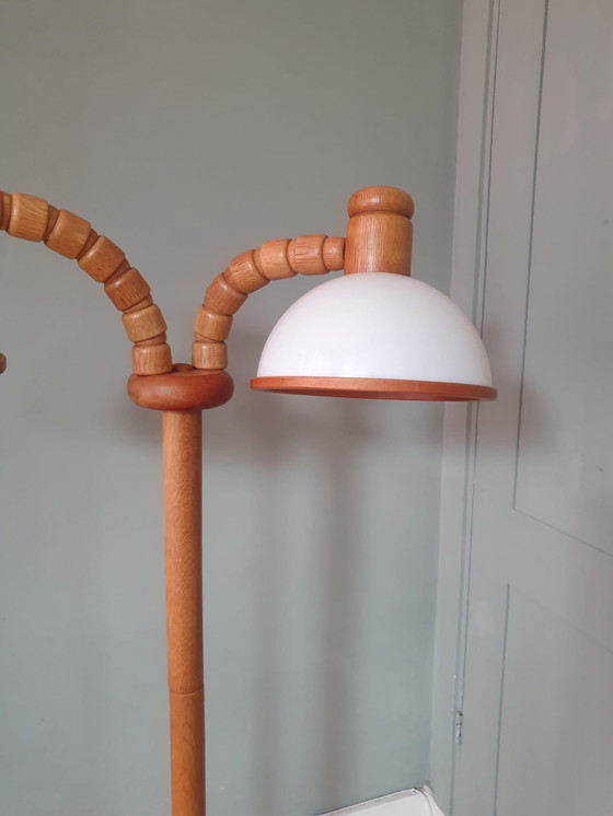 Image 1 of Vintage Steinhauer Mushroom Vloerlamp - Dubbele Kap