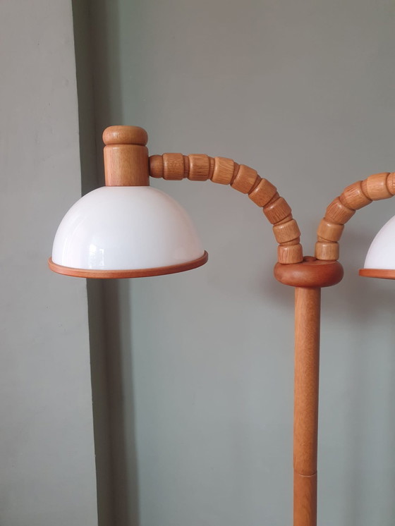 Image 1 of Vintage Steinhauer Mushroom Vloerlamp - Dubbele Kap