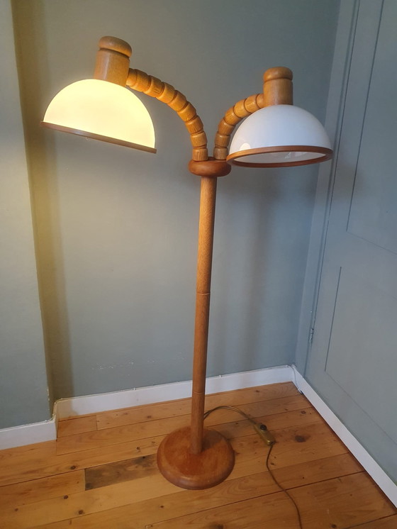 Image 1 of Vintage Steinhauer Mushroom Vloerlamp - Dubbele Kap