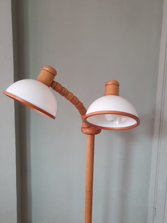 Image 1 of Vintage Steinhauer Mushroom Vloerlamp - Dubbele Kap