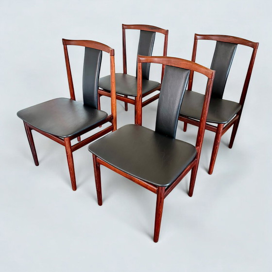 Image 1 of Iconische Stoelen Van Henning Sørensen 4 Stuks