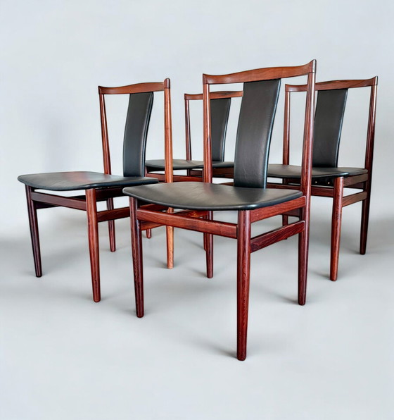 Image 1 of Iconische Stoelen Van Henning Sørensen 4 Stuks