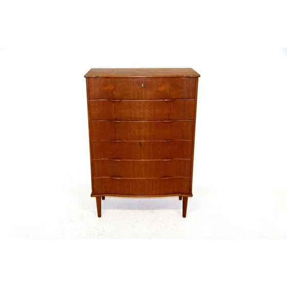 Image 1 of Vintage teakhouten ladekast, Denemarken 1950