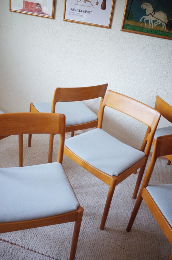 Image 1 of 6x Johannes Nørgaard stoel