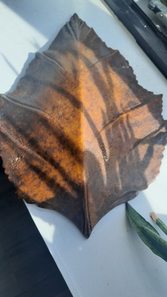 Image 1 of Vintage leaf wandlamp