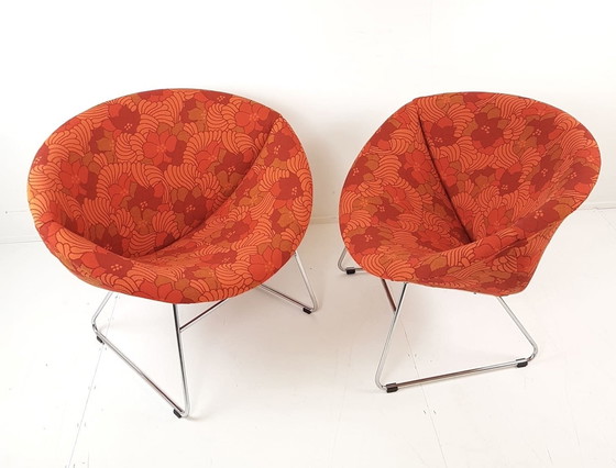 Image 1 of 2x Rohé Noordwolde fauteuils by J.H. Rohé