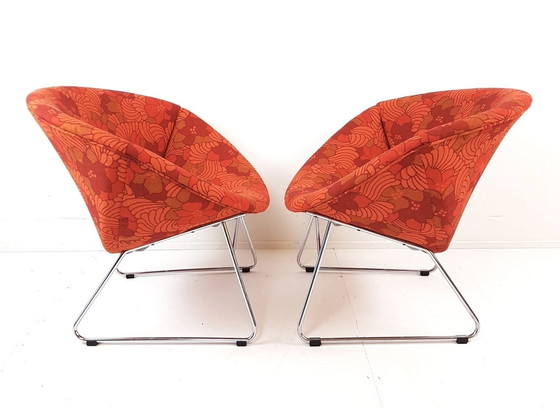 Image 1 of 2x Rohé Noordwolde fauteuils by J.H. Rohé