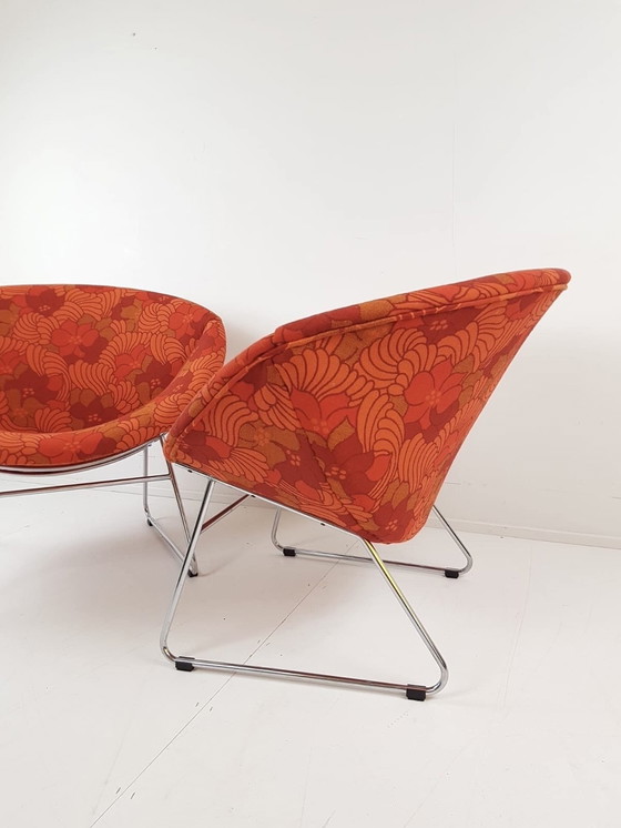 Image 1 of 2x Rohé Noordwolde fauteuils by J.H. Rohé