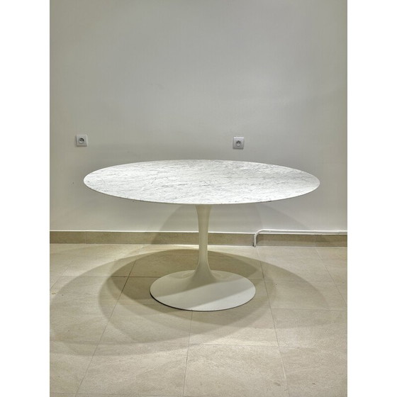 Image 1 of Tulipe vintage marmeren tafel van Knoll