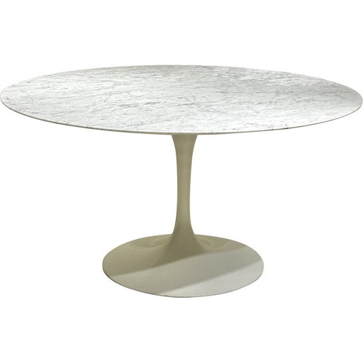 Tulipe vintage marmeren tafel van Knoll